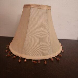 VTG. Royal Designs Inc. Beaded Bell Clips Antique Gold lamp shade